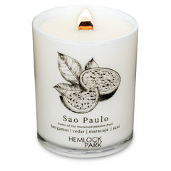 7.2oz Passport Candle: São Paulo | bergamot, cedar, maracujá, açaí