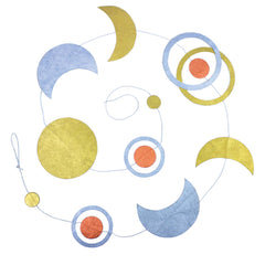 Moon Phase Eco-Paper Garland