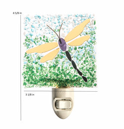 Dragonfly Fused Glass Night Light Dragonfly Fused Glass Night Light
