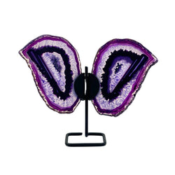 Shaped Crystals - Agate Slice Butterfly Shaped Crystals - Agate Slice Butterfly