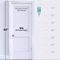Sea Glass Chime™ - Blue Waves Sea Glass Chime™ - Blue Waves
