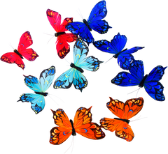 Butterflies Feather Garland - 555243