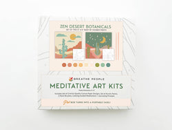 Zen Desert Meditative Art Paint by Number Kit + Easel Zen Desert Meditative Art Paint by Number Kit + Easel