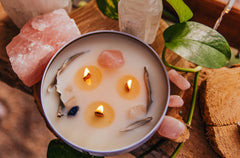 Love 14oz Candle: White Tin