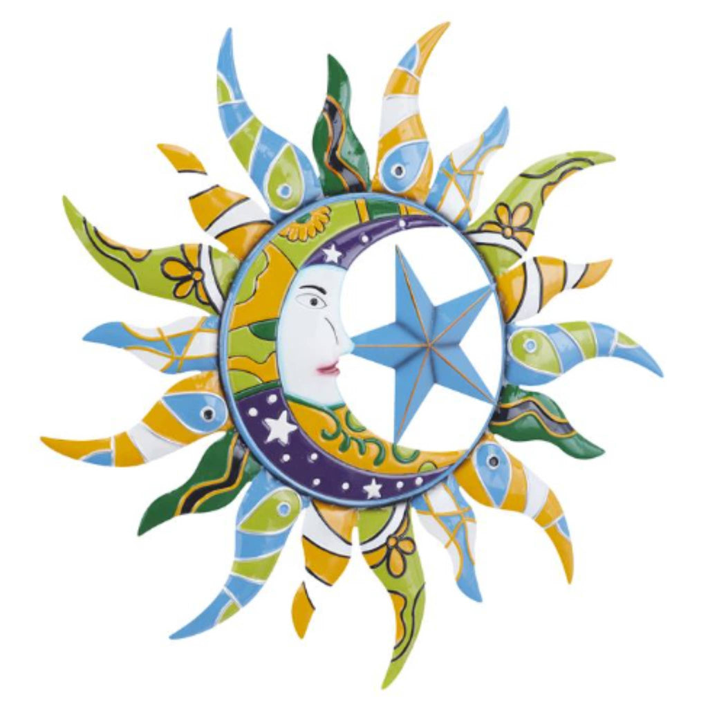 METAL SUN WALL DECOR 25