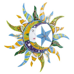 METAL SUN WALL DECOR 25 METAL SUN WALL DECOR 25