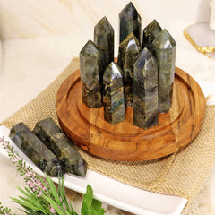 Labradorite Gemstone Tower - Labradorite Gemstone Generator