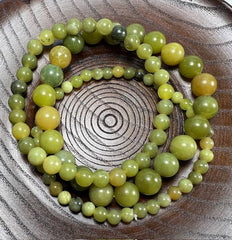 Serpentine Beaded Bracelet Wrist Mala 4mm - Average Wrists