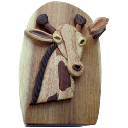 Giraffe - Hand Carved Keepsake Gift Box Giraffe - Hand Carved Keepsake Gift Box