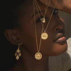 Cradled in Positivity Hamsa Necklace Cradled in Positivity Hamsa Necklace