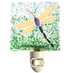 Dragonfly Fused Glass Night Light Dragonfly Fused Glass Night Light