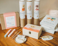 Lush Tropicals Meditative Art Paint by Number Kit+ Easel Lush Tropicals Meditative Art Paint by Number Kit+ Easel