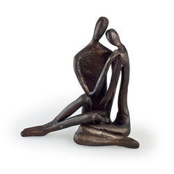 Small Couple Embracing Cast Bronze Small Couple Embracing Cast Bronze