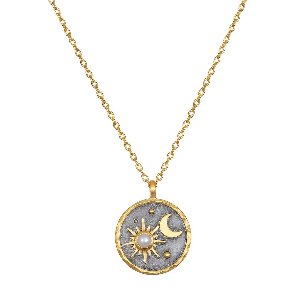 Pearl Sun Moon ~ June Birthstone