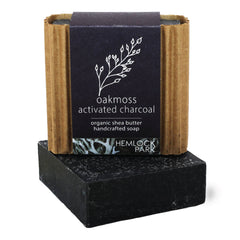 Organic Shea Butter Soap: Oakmoss + Charcoal