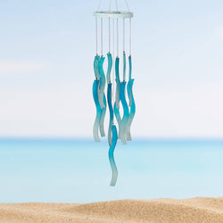 Sea Glass Chime™ - Blue Waves Sea Glass Chime™ - Blue Waves