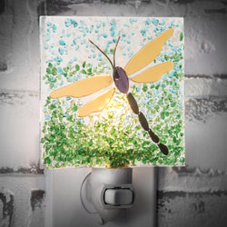 Dragonfly Fused Glass Night Light Dragonfly Fused Glass Night Light