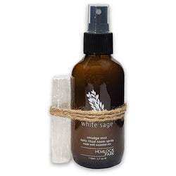 Smudge Spray & Crystal Set: White Sage Smudge Spray & Crystal Set: White Sage