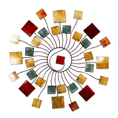 METAL SQUARES WALL DECOR 32