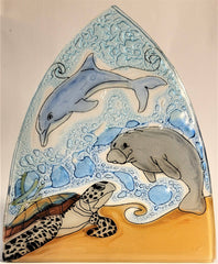 Manatee, Turtle, Dolphin Nightlight