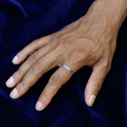 Sterling Silver or Bronze Moon Phases Ring: Recycled Sterling Silver / 11 Sterling Silver or Bronze Moon Phases Ring: Recycled Sterling Silver / 11