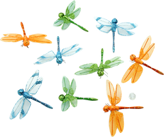 Dragonfly Garland Mesh - JL016