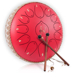 Wise Harmony Steel Tongue Rain Drum 12 Inch 13 Notes: Black Wise Harmony Steel Tongue Rain Drum 12 Inch 13 Notes: Black