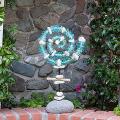 Glass Spiral Garden Stand: Small 30