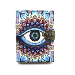Azure Eye Blank Leather Journal (5 x 7 in.) Azure Eye Blank Leather Journal (5 x 7 in.)