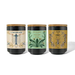 Clear the Vibes Garden Energy Clearing Candle in Lavender Clear the Vibes Garden Energy Clearing Candle in Lavender