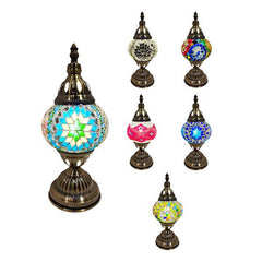 Mosaic Desk Lamp - Assorted designs in assorted colors - M