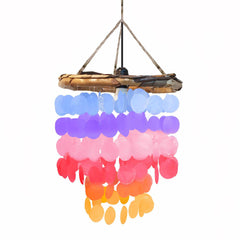Capiz Chandelier - Multi