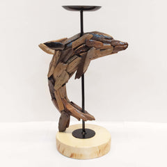 Candle Holder - Dolphin
