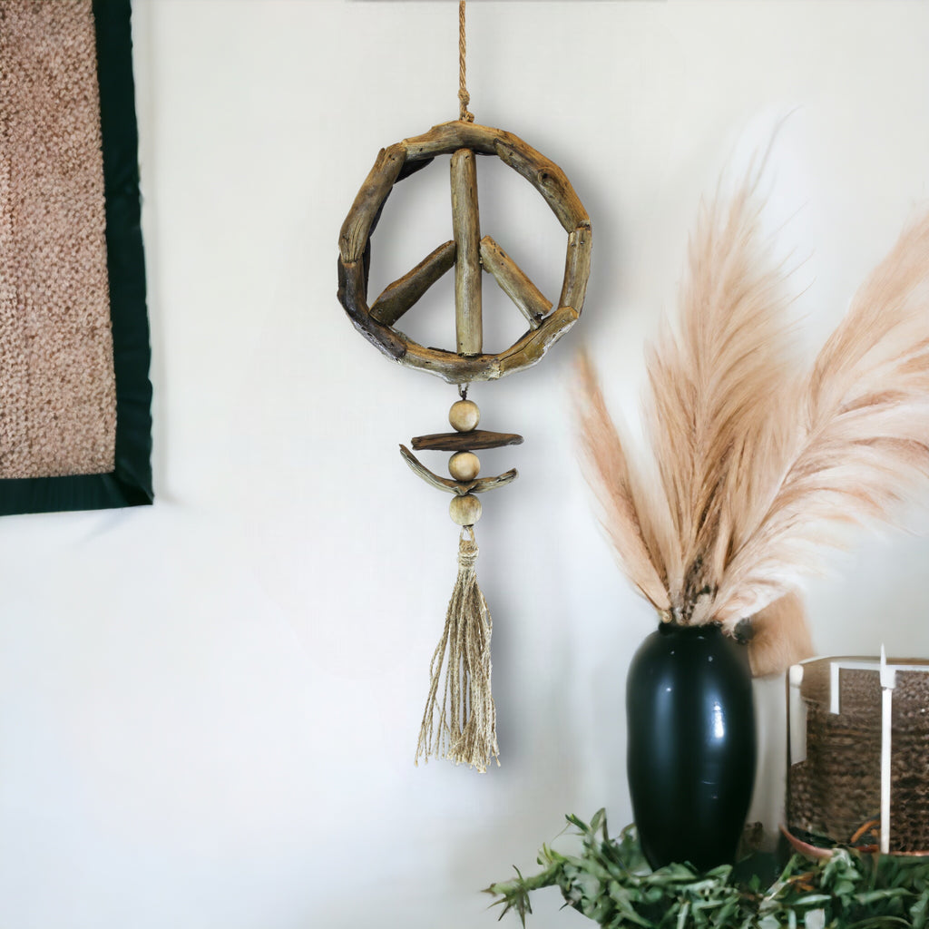 Hanging Peace Sign Ornament