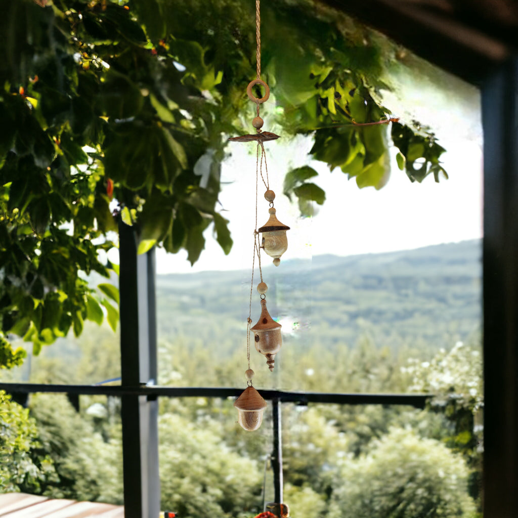 Hanging Wooden Birdhouse - Plucky