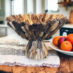 Driftwood Chalice Fruit Bowl Driftwood Chalice Fruit Bowl
