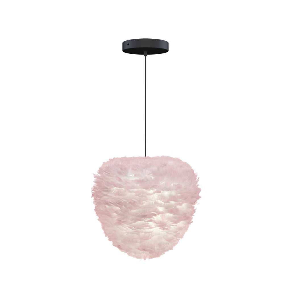 Eos Evia Large Hardwired Pendant in Light Rose