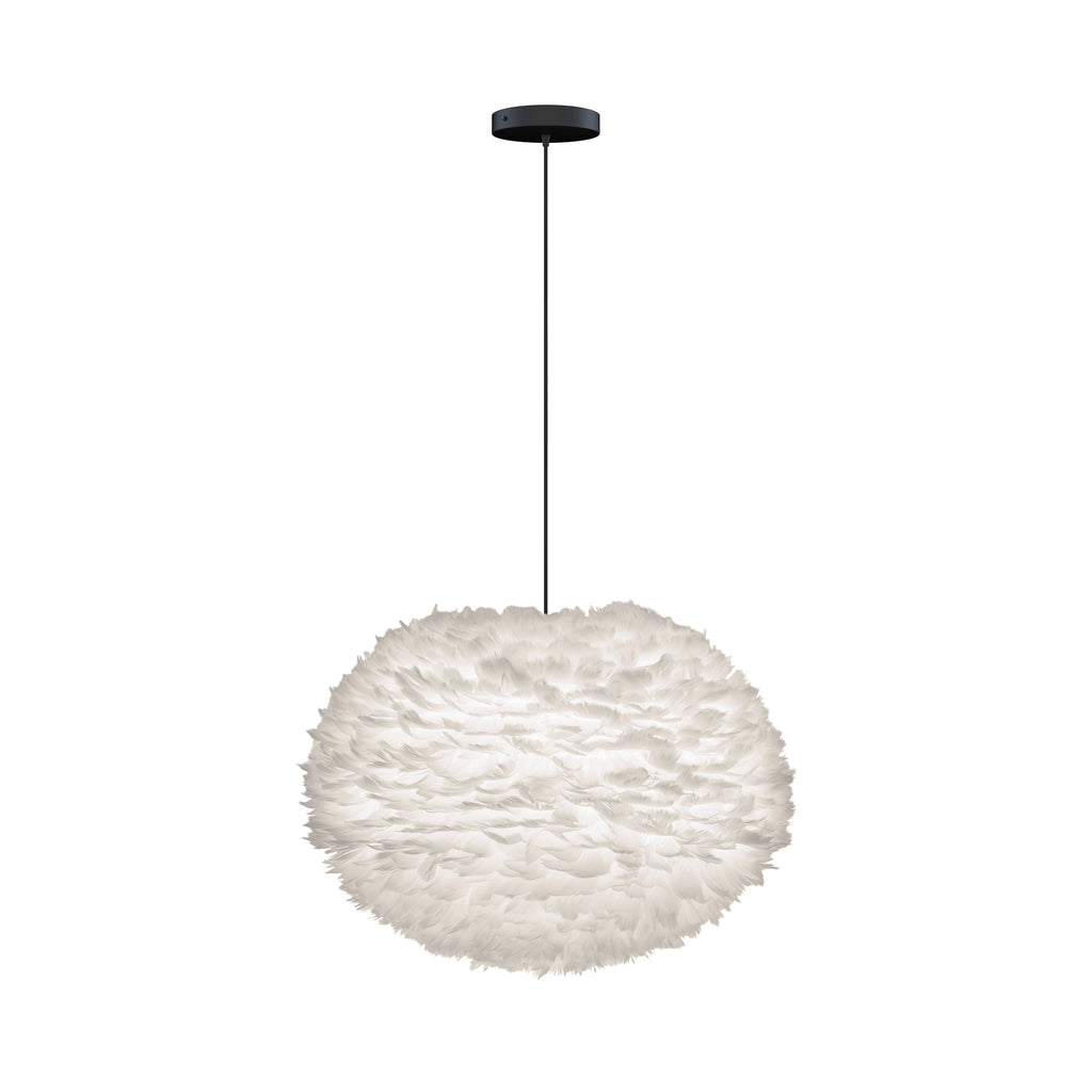 Eos Large Hardwired Pendant in White