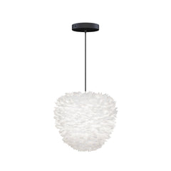 Eos Evia Large Hardwired Pendant in White