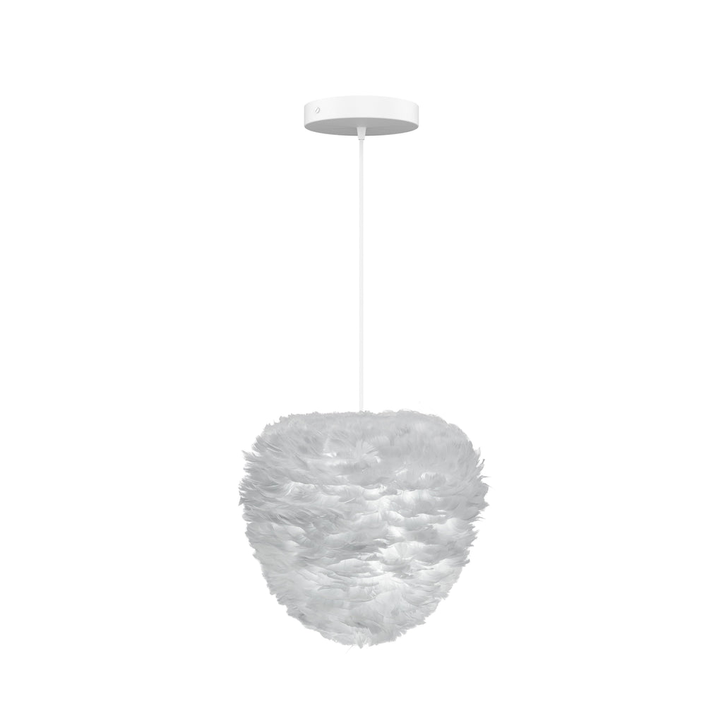 Eos Evia Large Hardwired Pendant in Grey