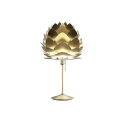 Aluvia Table Lamp in Brushed Brass, Brushed Brass Base