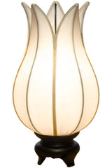Baby Flowering Lotus Lamp White