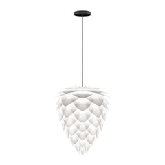 Conia White Medium Hardwired Pendant
