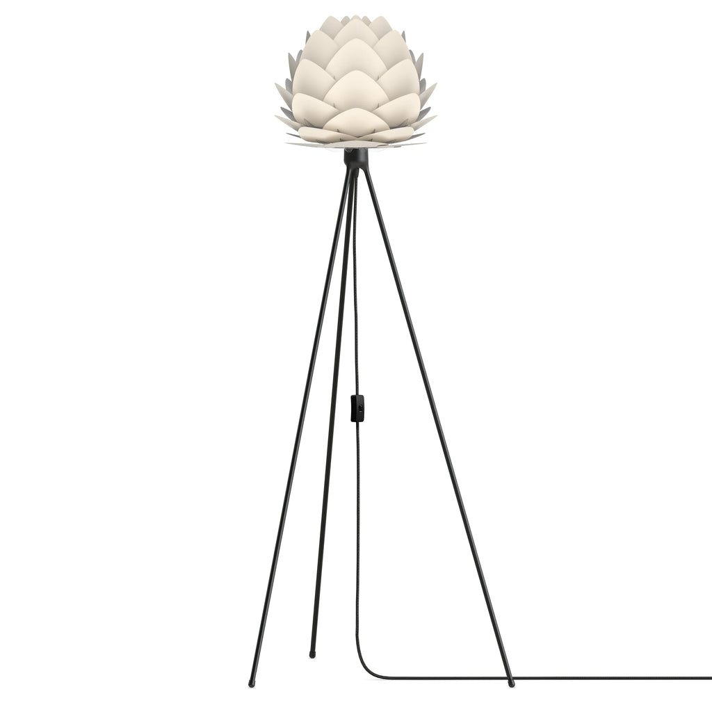 Aluvia Tripod Floor Lamp in Pearl White