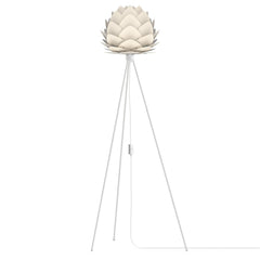Aluvia Tripod Floor Lamp in Pearl White