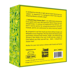 Card Game - I should have known that! Card Game - I should have known that!