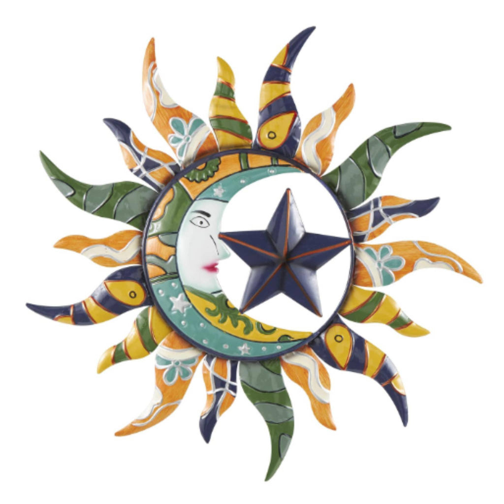 METAL SUN WALL DECOR 25