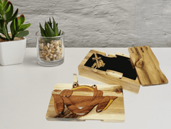 Tree Frog - Hand Carved Keepsake Gift Box Tree Frog - Hand Carved Keepsake Gift Box