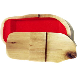 Surfer Dude, Red Interior - Hand Carved Keepsake Gift Box Surfer Dude, Red Interior - Hand Carved Keepsake Gift Box