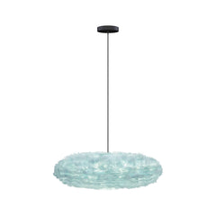 Eos Esther Large Hardwired Pendant in Light Blue